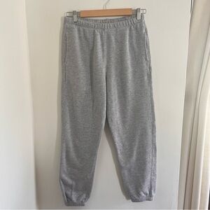 Re/Done Hanes Originals 80’s Heather Grey Sweatpants Sz xs